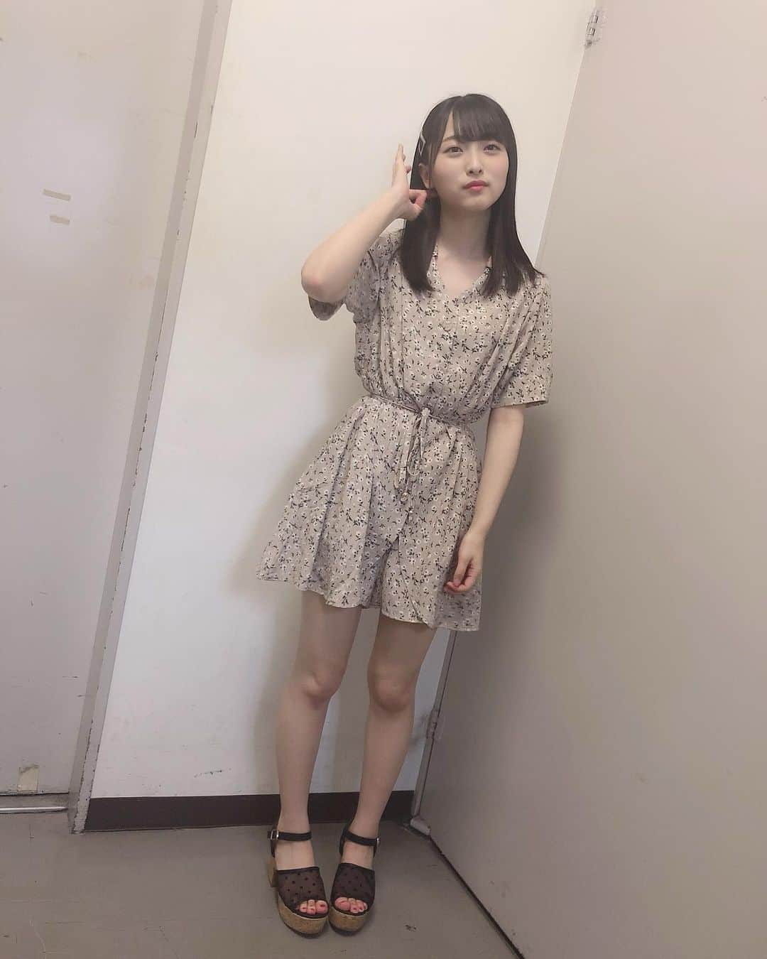 清原梨央さんのインスタグラム写真 - (清原梨央Instagram)「今日のイベントは私服でした〜！ お題は夏祭りデートコーデ🍧 ほんとはロング丈がよかったんやけど、最近ミニ履いてないけんこんな感じにしてみました〜！ 変な写真しかなかった〜！😊 ・ #fashion #code #ootd  #heather #ingni #lattice」7月20日 23時34分 - ___rioky001114