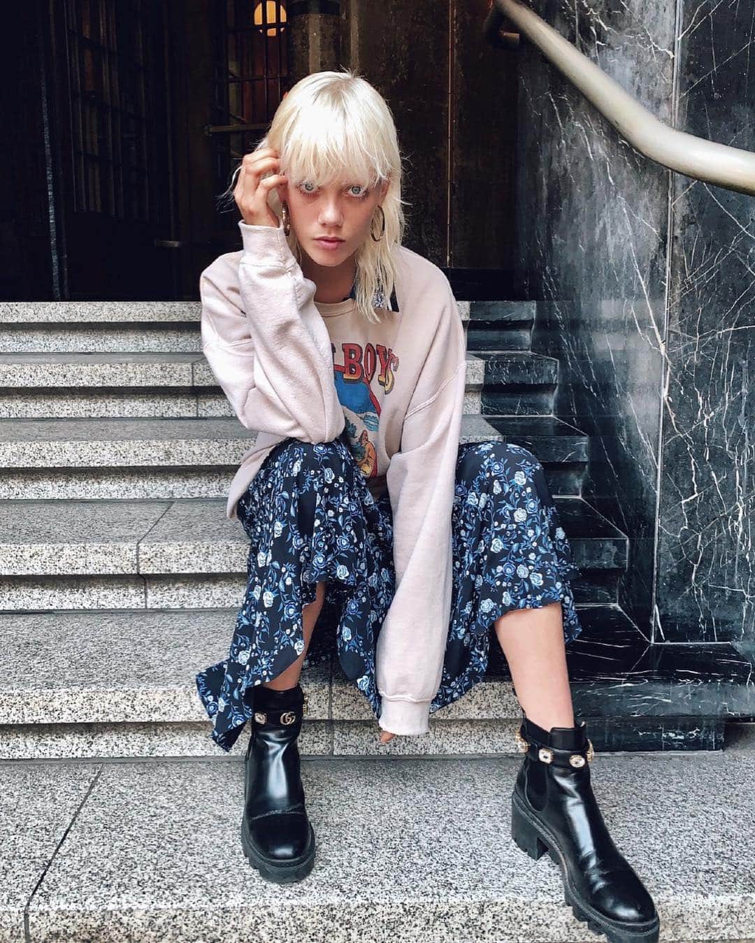 マリヤン・ジョンクマンのインスタグラム：「Cause every little thing gonna b alright🎀」