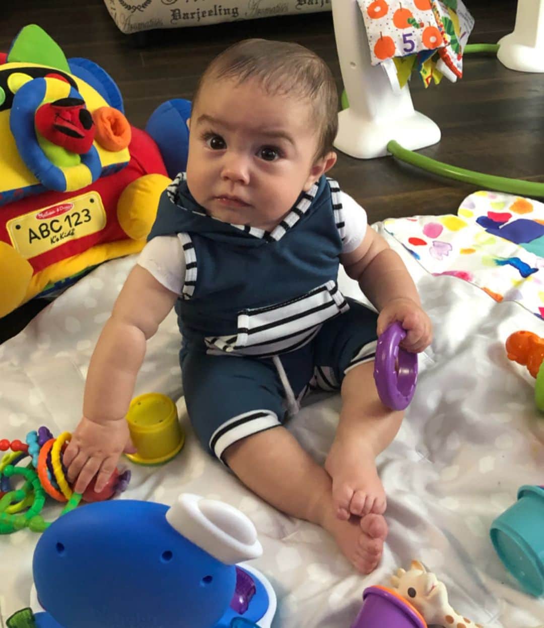 ディーナ・ニコール・コルテーゼのインスタグラム：「My little ham 🤗」