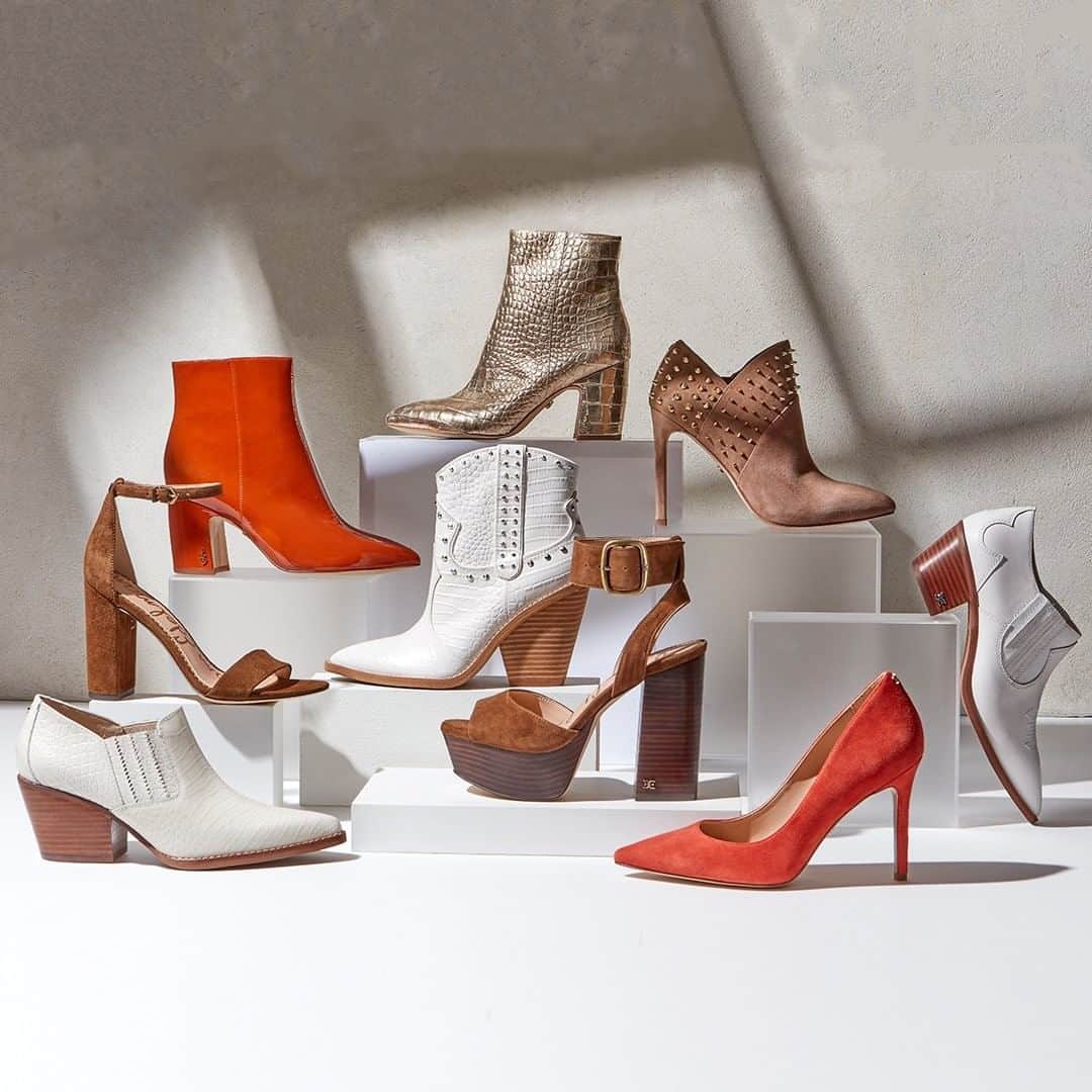 サムエデルマンのインスタグラム：「All of your shoe essentials 😉」
