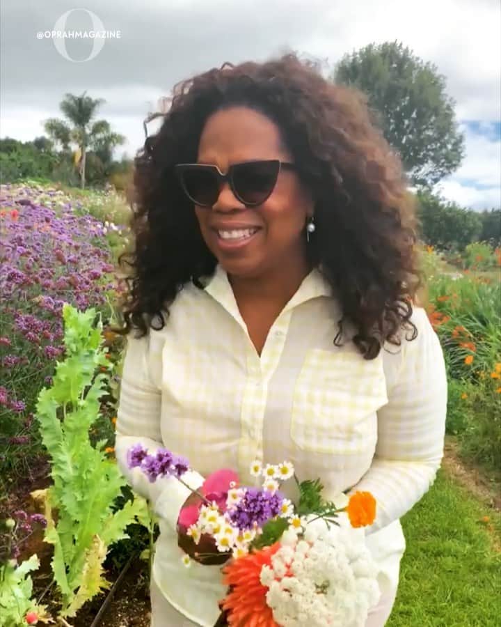 オプラ・ウィンフリーのインスタグラム：「When I was a little girl, my grandma had one hydrangea bush and I only grew up knowing hydrangeas...and now I have a whole garden full of poppies, roses, peonies, and so much more! Take a tour of my garden in Hawaii by tapping the link in my bio or heading to OprahMag.com. It just makes me so giddy 🌷🌷🌷 #SaturdayswithOprah」