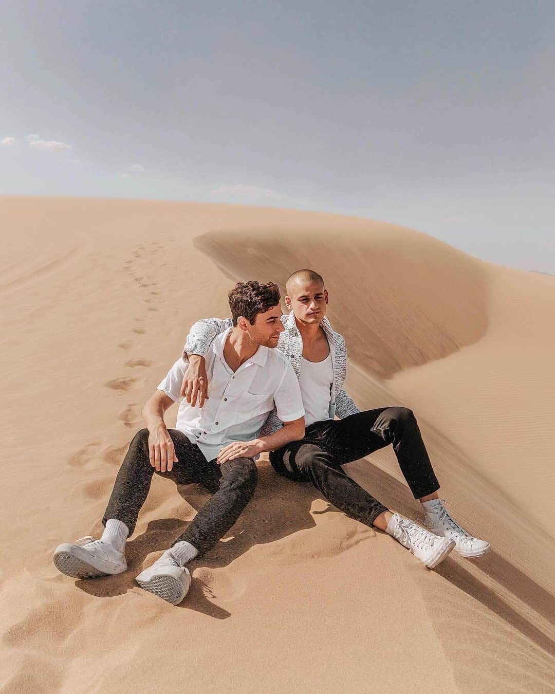 American Apparelさんのインスタグラム写真 - (American ApparelInstagram)「Denim in the desert. Tag your partner in crime. @everettwilliams」7月21日 5時06分 - americanapparel