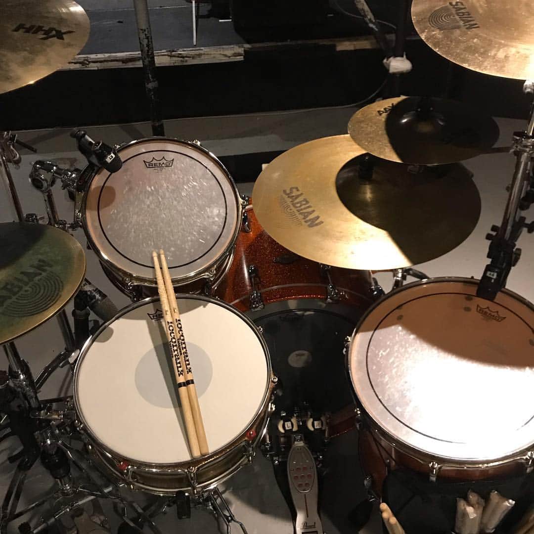 Tatsuyaのインスタグラム：「今日は高崎FLEEZにてG-FREAK FACTORYのレコ発にお邪魔しております。  バチっとやりまっせ！ 投票済まして遊びに来いよっ！」