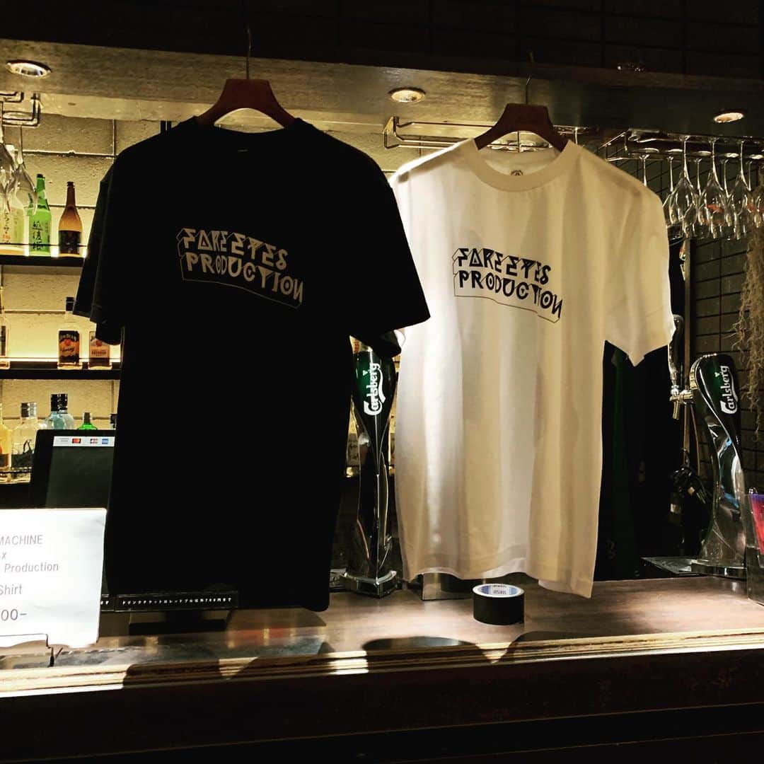 SHIGEOのインスタグラム：「Fake Eyes Production Tshirt!!!」