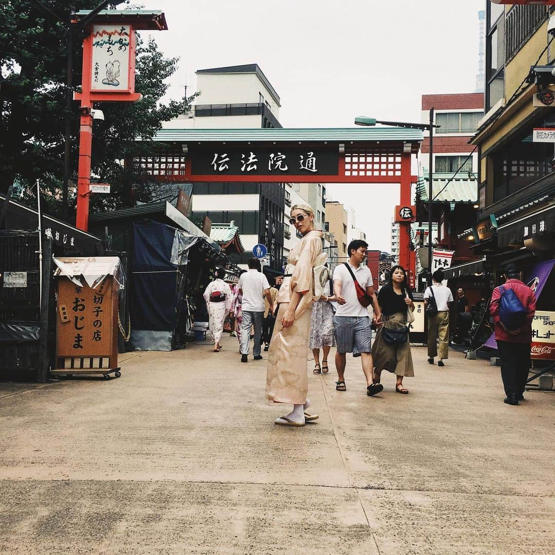 リアンヌさんのインスタグラム写真 - (リアンヌInstagram)「Going to see the fireworks in Kita-Senju 🎇👏❤️」7月21日 16時02分 - cream_with_a_k