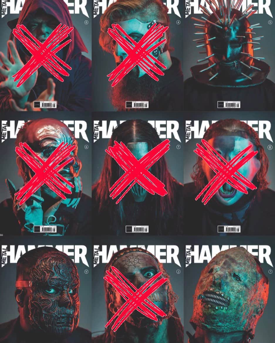 METAL HAMMERさんのインスタグラム写真 - (METAL HAMMERInstagram)「There are now only THREE covers left online. These will go! Grab yours while you can via the link on our bio #Slipknot #WeAreNotYourKind #MetalHammer」7月21日 16時39分 - metalhammeruk