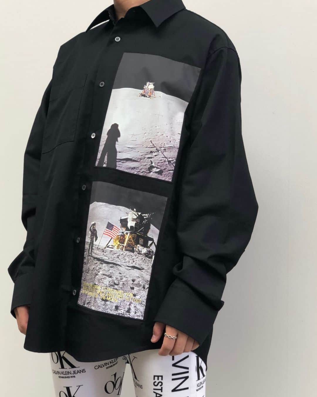 のインスタグラム：「. Calvin Klein Established 1978 MOON LS SHIRT @calvinklein #calvinkleinestablished1978 #calvinklein #カルバンクライン」