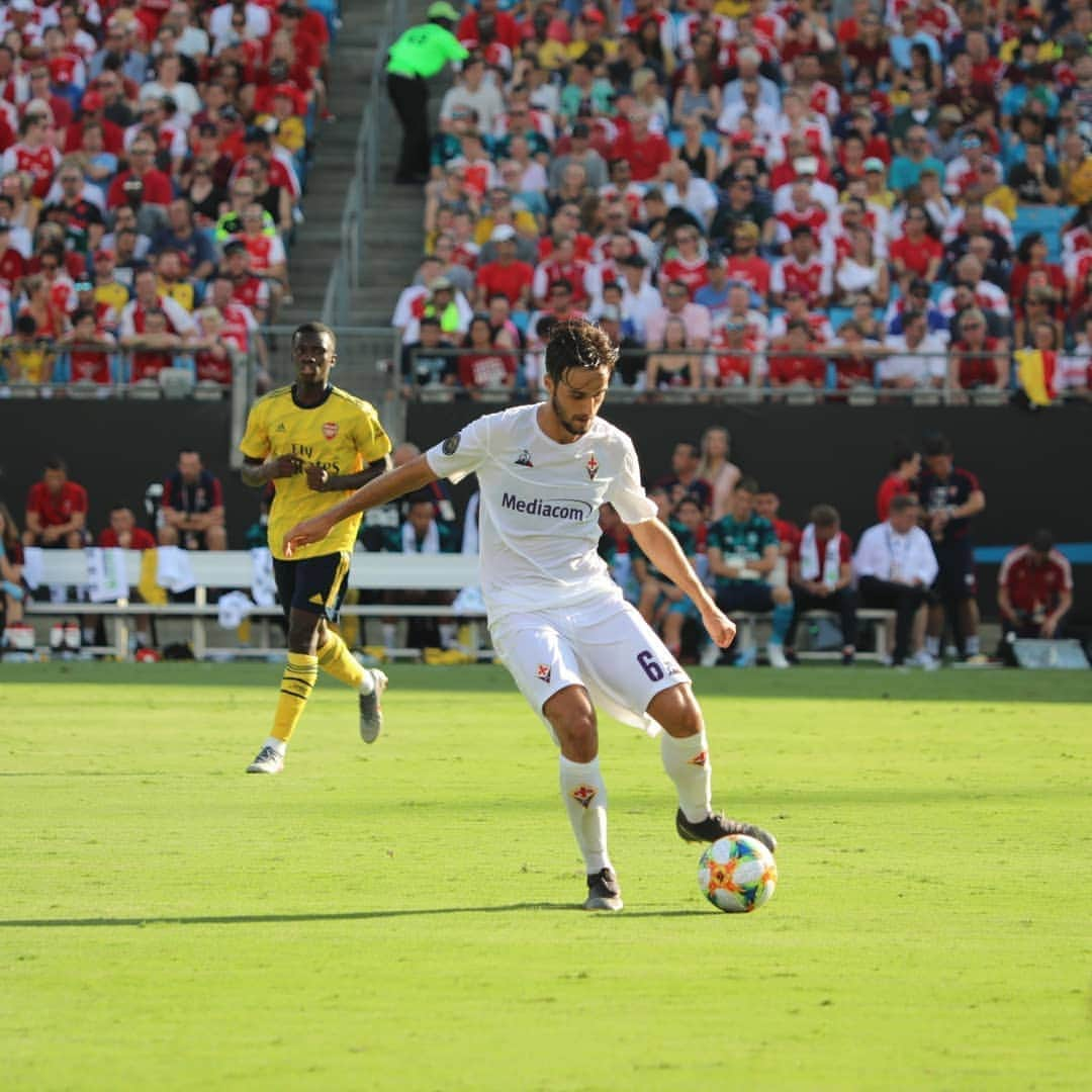 ACFフィオレンティーナさんのインスタグラム写真 - (ACFフィオレンティーナInstagram)「#Charlotte pictures from @arsenal vs #Fiorentina @intchampionscup  #ForzaViola」7月21日 8時29分 - acffiorentina