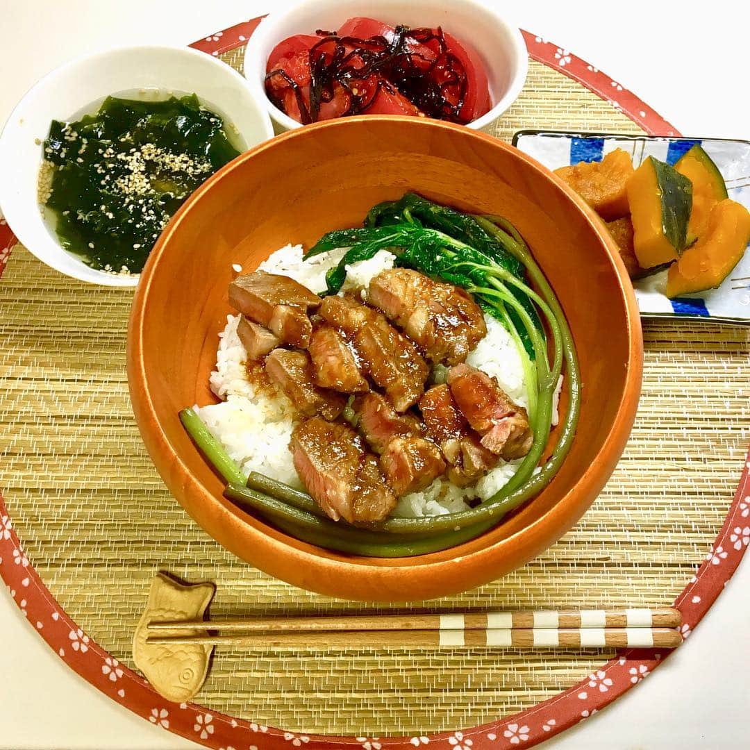 千眼美子さんのインスタグラム写真 - (千眼美子Instagram)「・ のせわすれてた、ブログの自炊。 #the炊 #自炊 #夕飯 #ごはん」7月21日 8時57分 - yoshiko_sengen