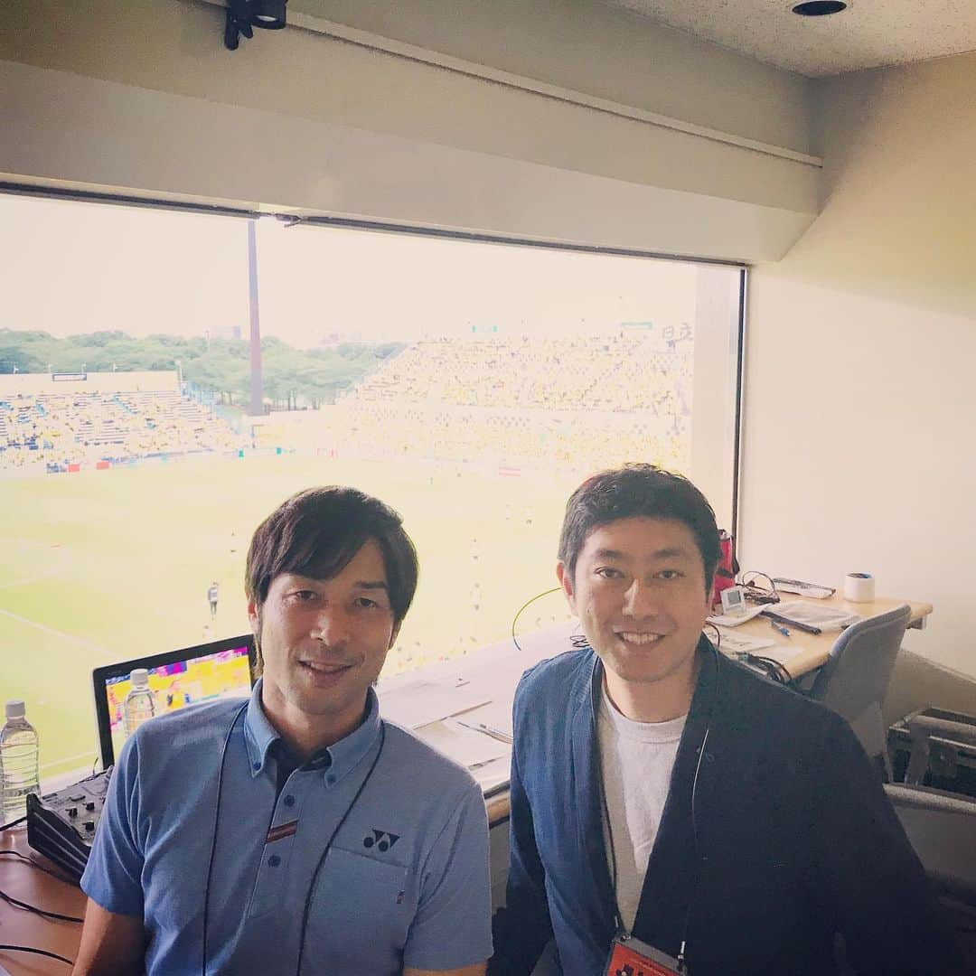 柴村直弥さんのインスタグラム写真 - (柴村直弥Instagram)「#jリーグ #dazn #解説  #柏レイソル #ツエーゲン金沢  #三協フロンテア柏スタジアム  #yonex #ヨネックス #ポロシャツ #polo  #クリス #決勝点 #99%決める場所」7月21日 11時51分 - naoyashibamura