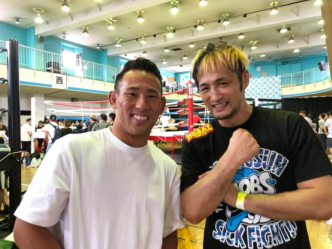 佐藤ルミナさんのインスタグラム写真 - (佐藤ルミナInstagram)「高橋遼伍選手、リオン武選手も教え子達のセコンドで来場中！ #関東選手権 #アマ修斗 #修斗伝承 #supportedby #onechampionship #fitnessshop #ISAMI #湾岸画廊 #shooto #mma #amateurmma #amateurshooto」7月21日 14時05分 - ruminasato