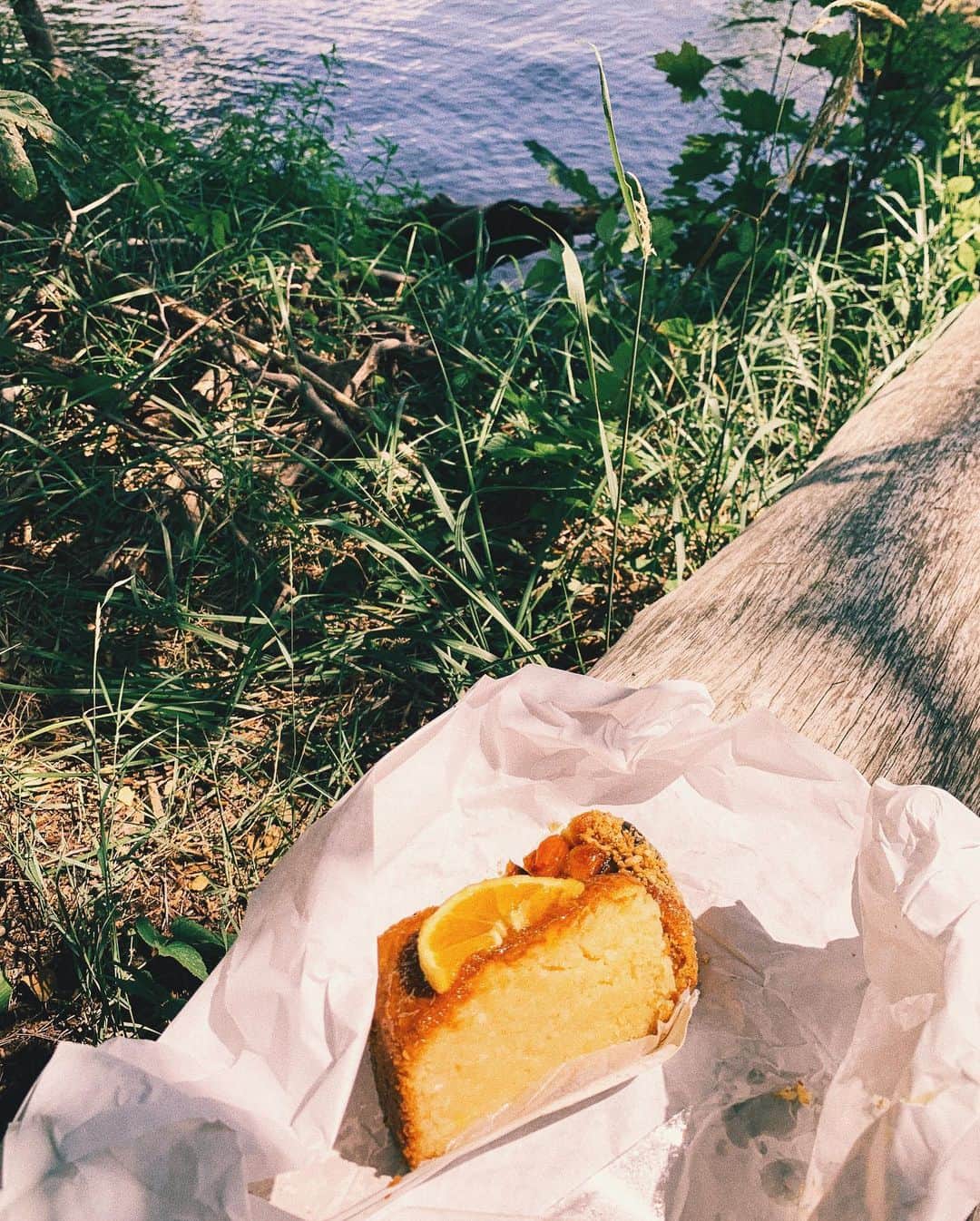 STIL IN BERLINのインスタグラム：「Annoyed one of my favourite cake makers before opening time so we could have some cake by the lake today. Excellent idea. Outtake starring Nico in my Stories...」
