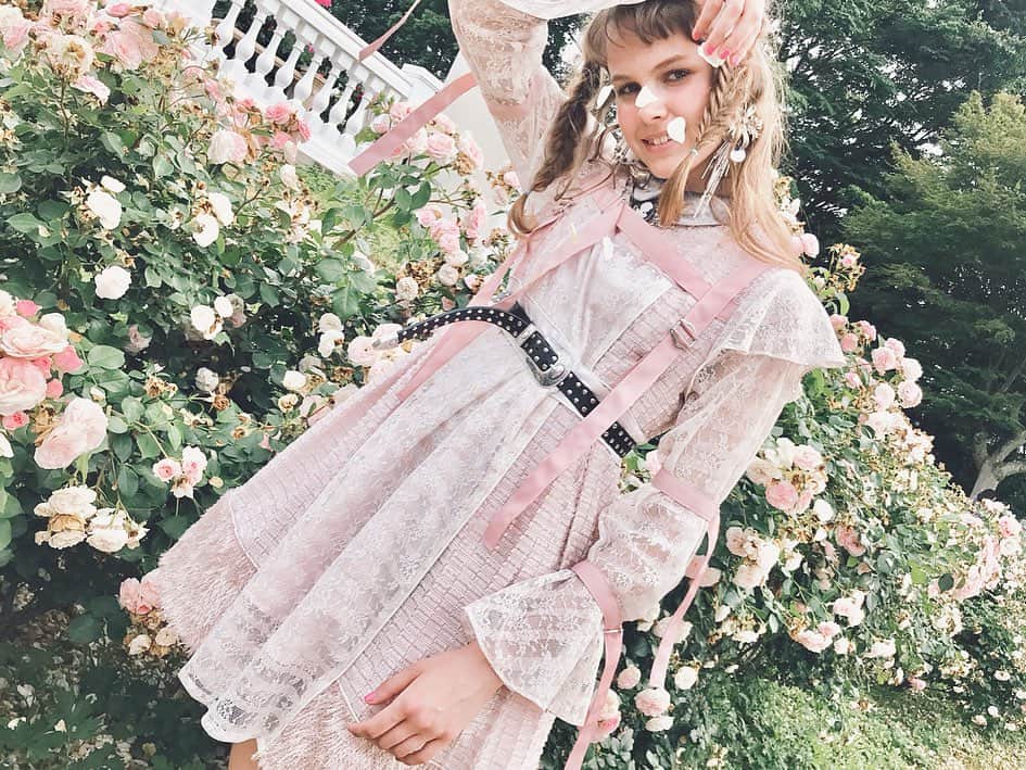 メール便指定可能 rurumu: 縷縷夢兎 tied up ribbon ワンピース