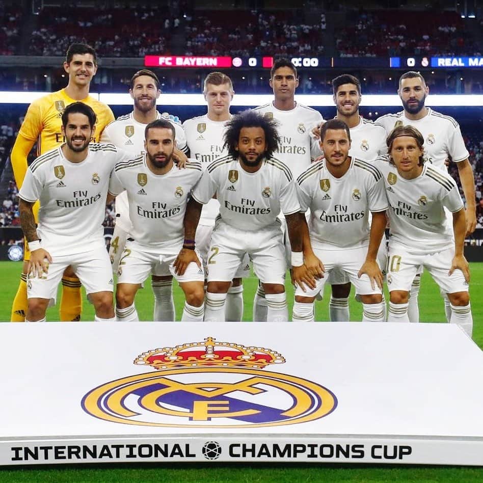 エデン・アザールのインスタグラム：「Pre season games underway! ⚽🇺🇸 #HalaMadrid Les matchs de pré saison ont commencé! 👍🏼 #ICC2019 💥」