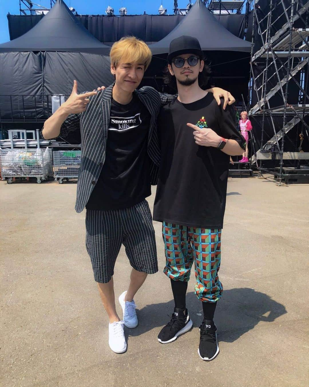 Yamatoさんのインスタグラム写真 - (YamatoInstagram)「So glad we met after such a long time!! Catch up soon!! @keita_tachibana_1985  #winds #橘慶太」7月21日 17時24分 - yamatodj