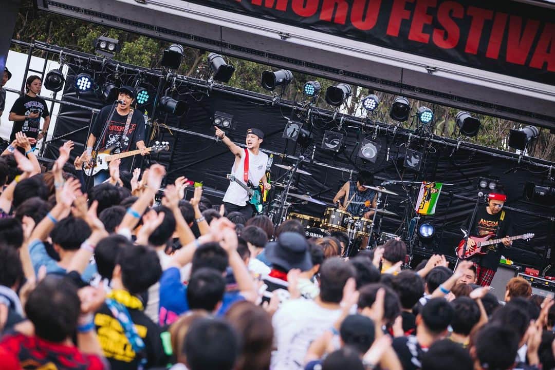 TOTALFATのインスタグラム：「MURO FESTIVAL ありがとうございました！！ #ムロフェス  photo by @tamaishingo22」