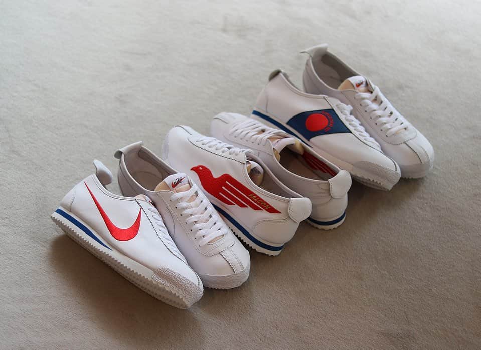 のインスタグラム：「2019 .7 .24 (wed) in store ■NIKE CORTEZ ’72 S.D. COLOR : WHITE×VARSITY RED-GAME ROYAL SIZE : 26.0cm - 29.0cm , 30.0cm PRICE : ¥14,000 (+TAX) ・ #a_and_s #NIKE #NIKECORTEZ #NIKECORTEZ72SD #SHOEDOG #SWOOSH #DIMENSIONSIX #FALCON」