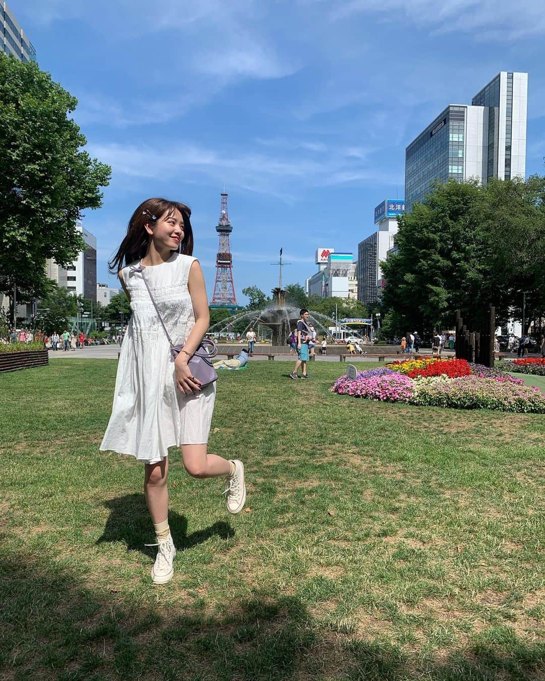 横田真悠さんのインスタグラム写真 - (横田真悠Instagram)「☺︎☺︎☺︎ こんなドリーミンな跳ね方できちゃう自分にびっくり」7月21日 18時30分 - yokota_mayuu