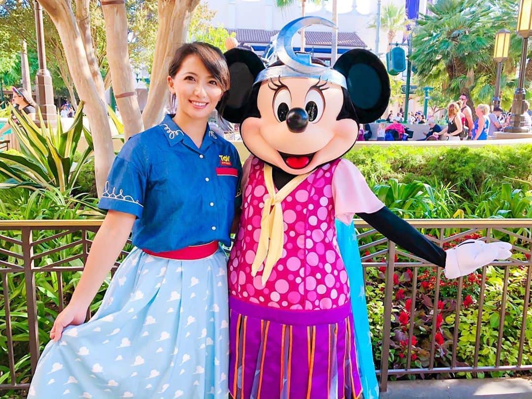 矢部あやのインスタグラム：「201809 ハロウィンミニー ・ #disneycaliforniaadventure #DCA #DCA2018 #pixarpier #minniemouse #minnie」