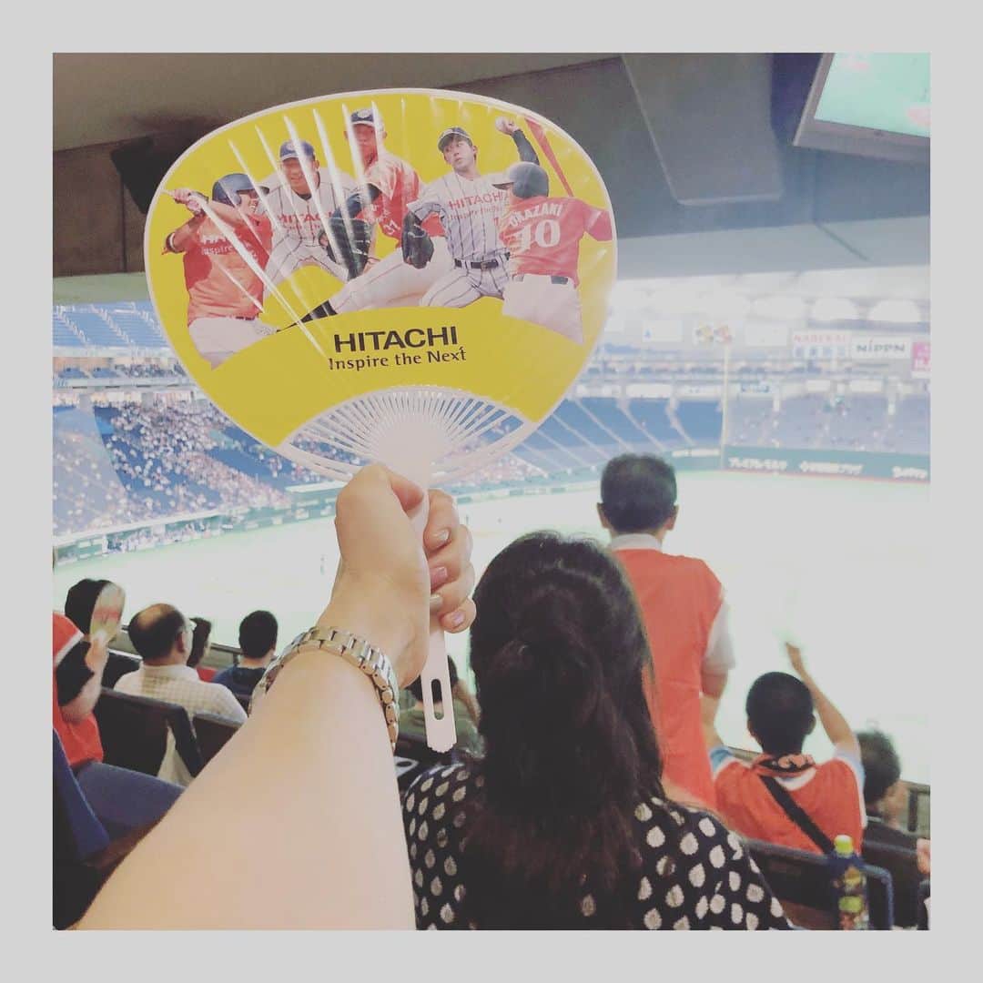 倉本康子さんのインスタグラム写真 - (倉本康子Instagram)「🌟 都市対抗野球！ 日立応援席で観戦。 応援が面白い！ #野球好き #都市対抗野球 #日立」7月21日 19時05分 - yasuko_kuramoto_yakko