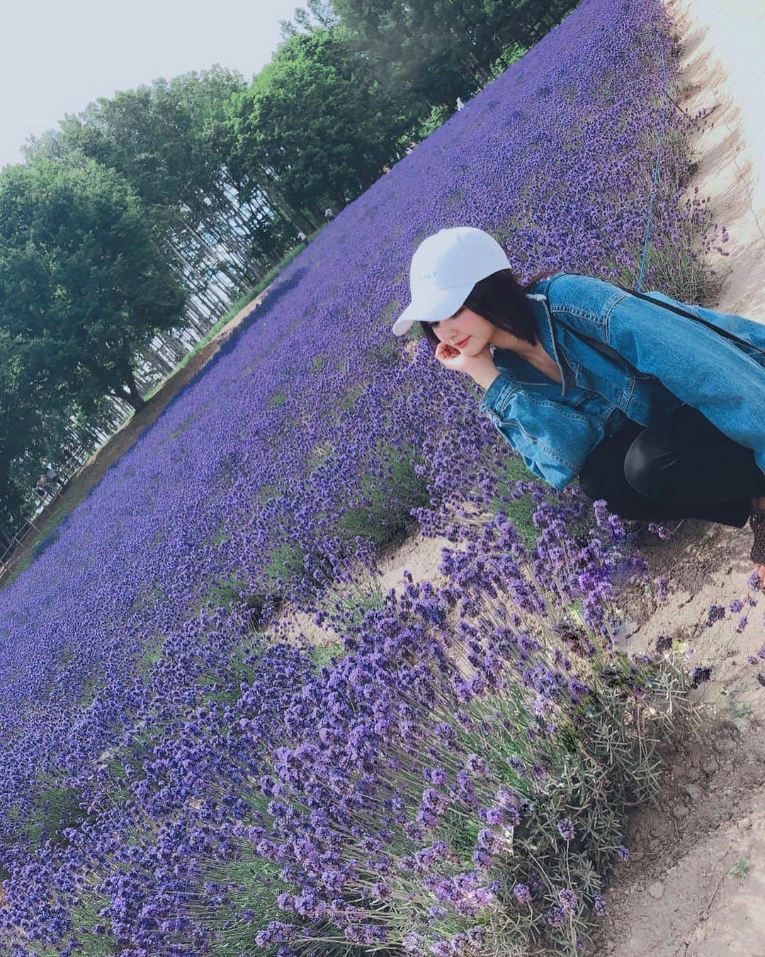 林ゆめさんのインスタグラム写真 - (林ゆめInstagram)「ラベンダー💜 次はいつ帰ろかな〜 _ _ _ #北海道 #富良野 #ファーム富田 #ラベンダー #ラベンダー畑 #地元」7月21日 19時47分 - ___yuume.18