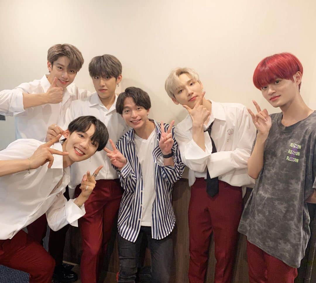 AKIさんのインスタグラム写真 - (AKIInstagram)「#AB6IX 日本初のファンミーティングMCでした！むちゃくちゃ楽しかった！ I'll Be Your Shining Stars💫」7月21日 20時59分 - aki19900130