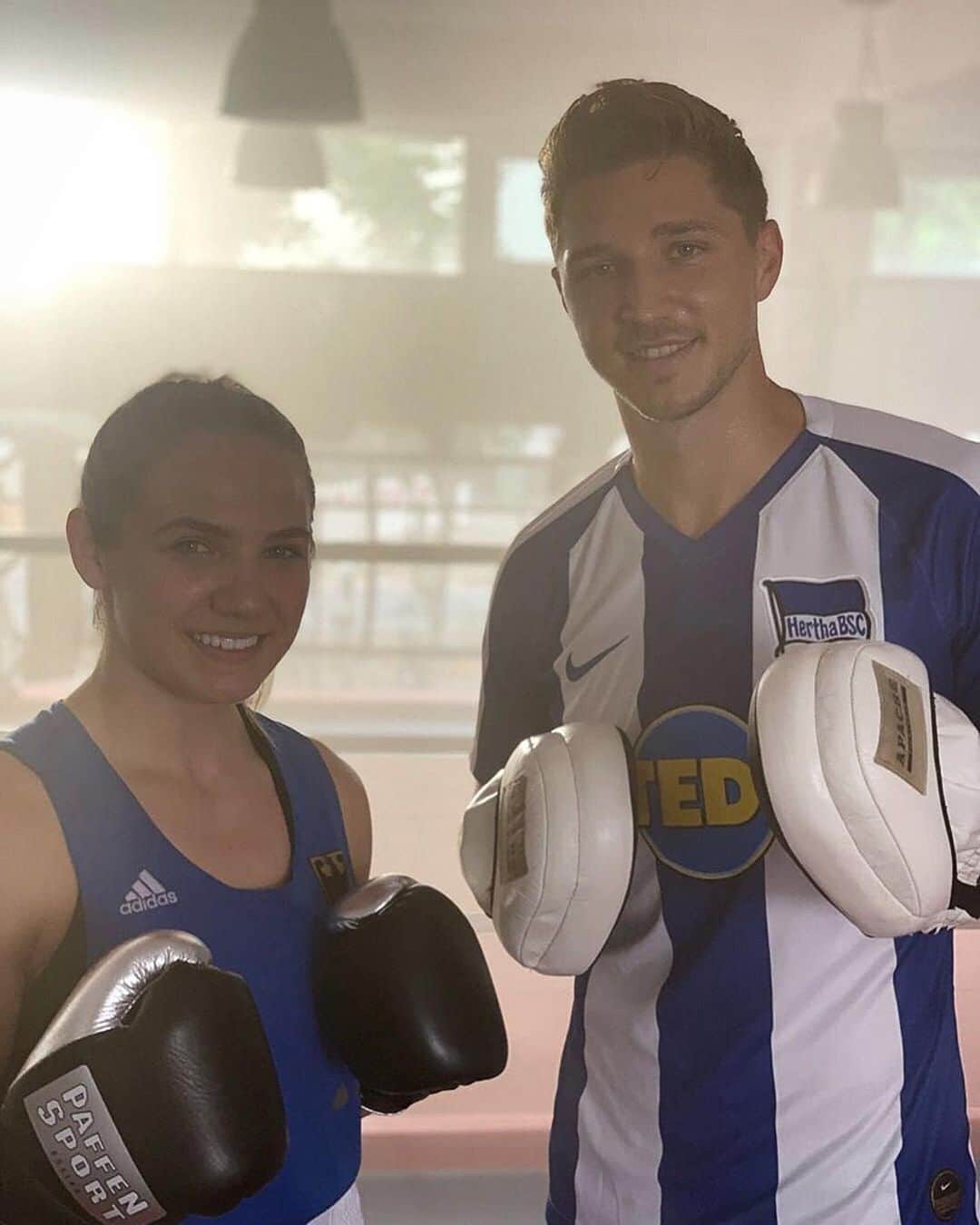 ニクラス・シュタルクのインスタグラム：「📸📸📸 ⠀ @herthabsc ✖️ @teamsauerland ⠀ ➡️ @sophiealisch  #HerthaBSC #NS5」
