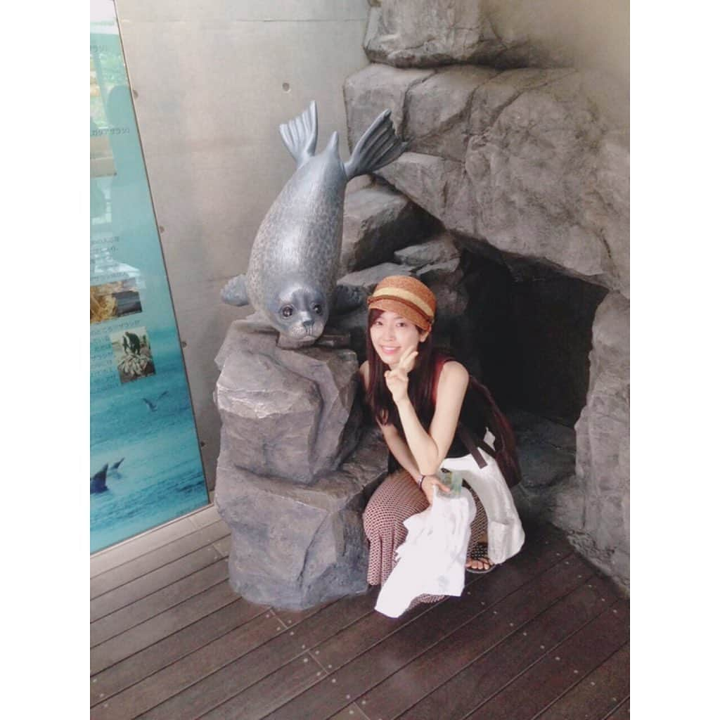 寺島咲のインスタグラム：「夏の思い出。#水族館#夏」