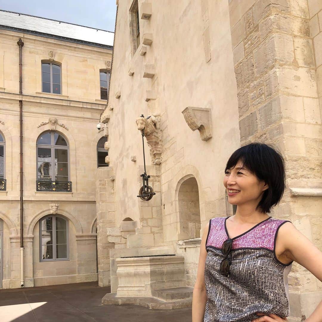 行正り香さんのインスタグラム写真 - (行正り香Instagram)「マスタードで有名なDijonにやってきました。建物も美しくディジョン美術館も素晴らしいです。#rikayukimasa#行正り香#Dijon#ブルゴーニュ#フランス」7月21日 22時29分 - rikayukimasa