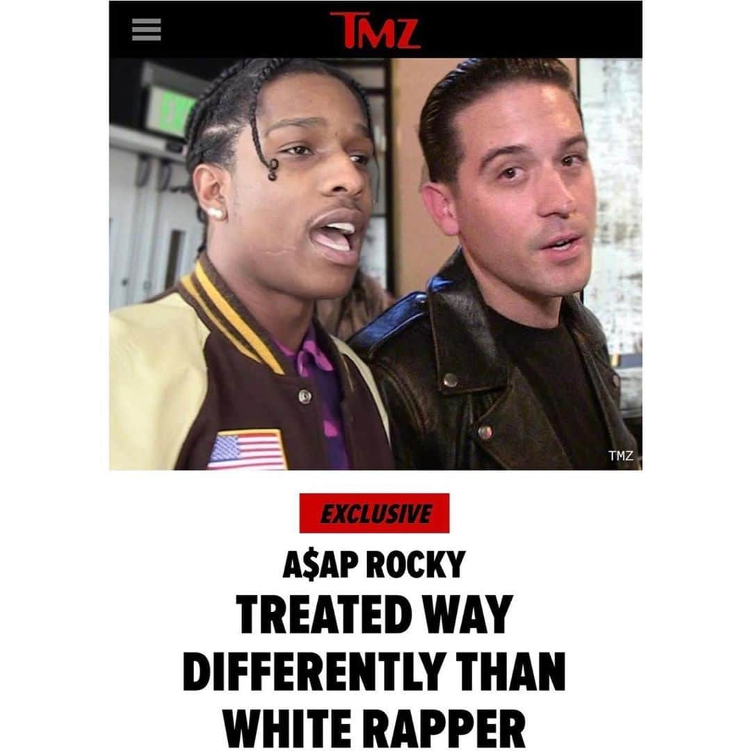 エブロ・ダーデンさんのインスタグラム写真 - (エブロ・ダーデンInstagram)「My brother Gerald is a REAL ONE!! #RP @g_eazy ・・・ Facts. This is the sad truth...The difference between me and Rocky’s treatment and process in Sweden brings to mind two concepts that disgustingly go hand in hand: white privilege and systemic racism.  Let's call it what it is.  He should not be behind bars right now. My heart goes out to my brother @asaprocky and his team. We're riding for yall.  #JusticeForRocky #FreeRocky」7月21日 23時06分 - oldmanebro