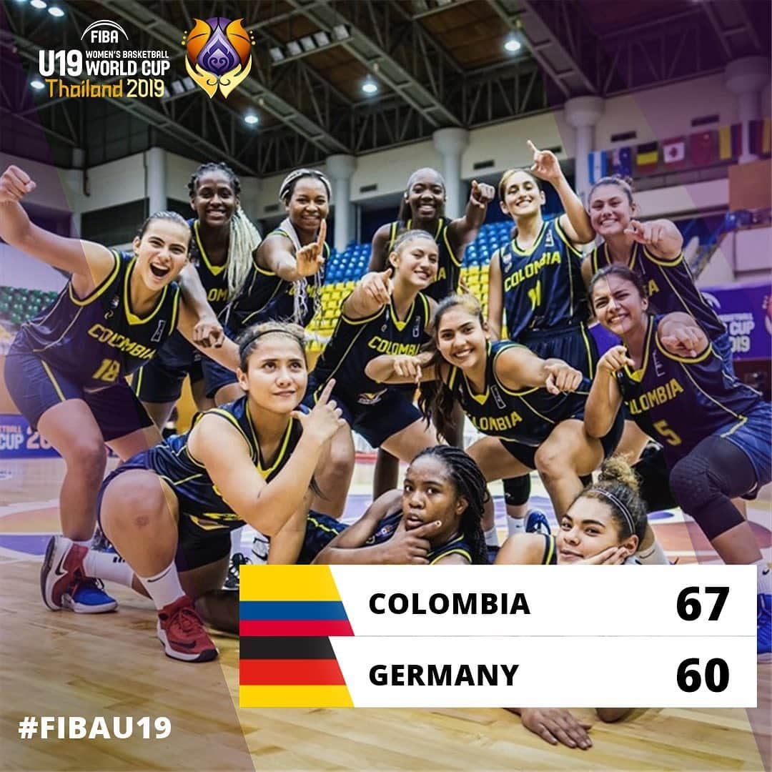 FIBAさんのインスタグラム写真 - (FIBAInstagram)「@basketballcolombiano 🇨🇴 register a historic first win whilst @basketbols 🇱🇻, @basketballbelgium 🇧🇪, @usabasketball 🇺🇸 and @baloncestoesp 🇪🇸 all move to 2-0 on Day 2 of the #FIBAU19 Women’s Basketball World Cup! 🙌」7月22日 0時26分 - fiba