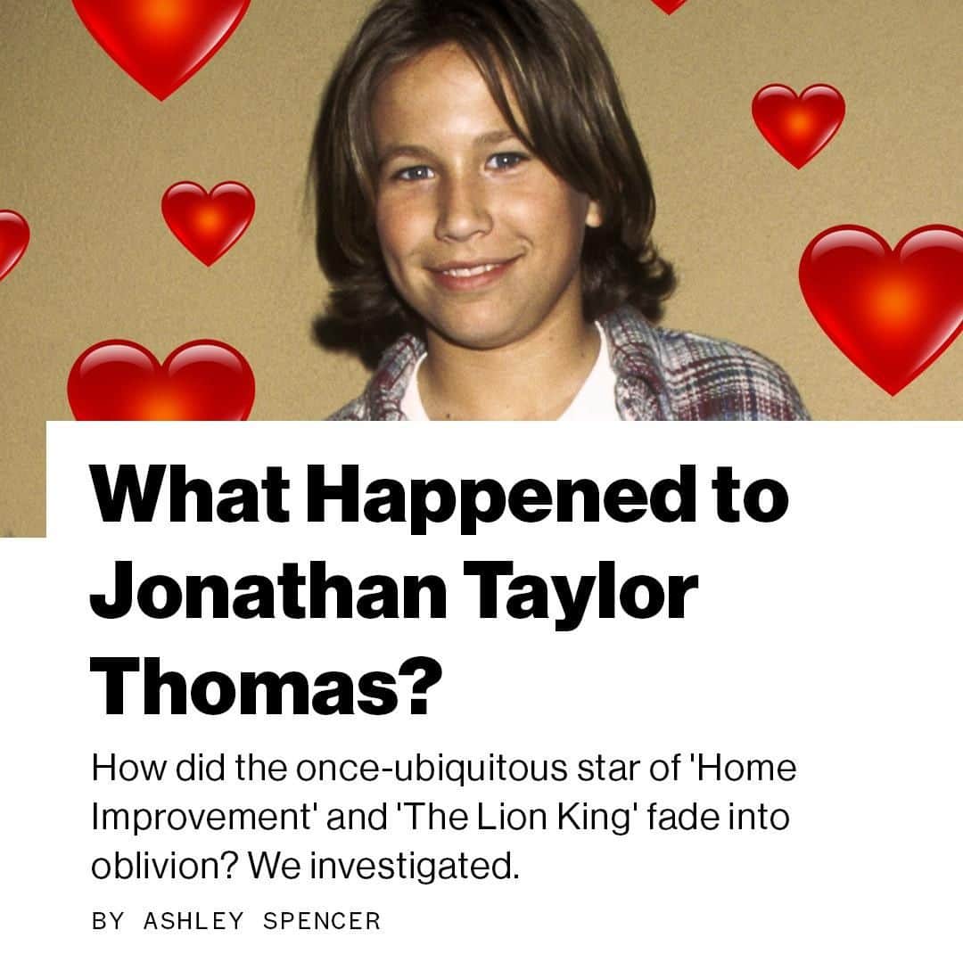 VICEさんのインスタグラム写真 - (VICEInstagram)「Jonathan Taylor Thomas hasn't walked a red carpet in 15 years, and has made only a few on-screen appearances. 👀 He didn't run from a massive scandal or have a public breakdown, so why did the world's foremost teen idol disappear? 😯 Link in bio to find out.」7月22日 0時30分 - vice