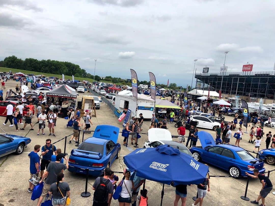 Subaru of Americaさんのインスタグラム写真 - (Subaru of AmericaInstagram)「Gates are OPEN! Come check out the 22B, S209, 2006 WRX STI Spec C Type RA-R & more! #STI #subiefest2019」7月22日 0時49分 - subaru_usa