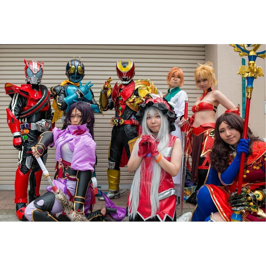 永崎遼のインスタグラム：「. Thank you for your time. Makasih yah sudah menonton. . #仮面ライダー #ストフェス #ストフェス2018 #日本橋ストリートフェスタ #假面騎士 #特撮 #follow #followme #photooftheday #happy #tagsforlikes #selfie #like4like #picoftheday #smile #friends #instadaily #instalike #follow4follow #like #costume #otaku #cosplay #cosplayer #コスプレ #tokusatsu #kamenrider #maskedrider #toku」