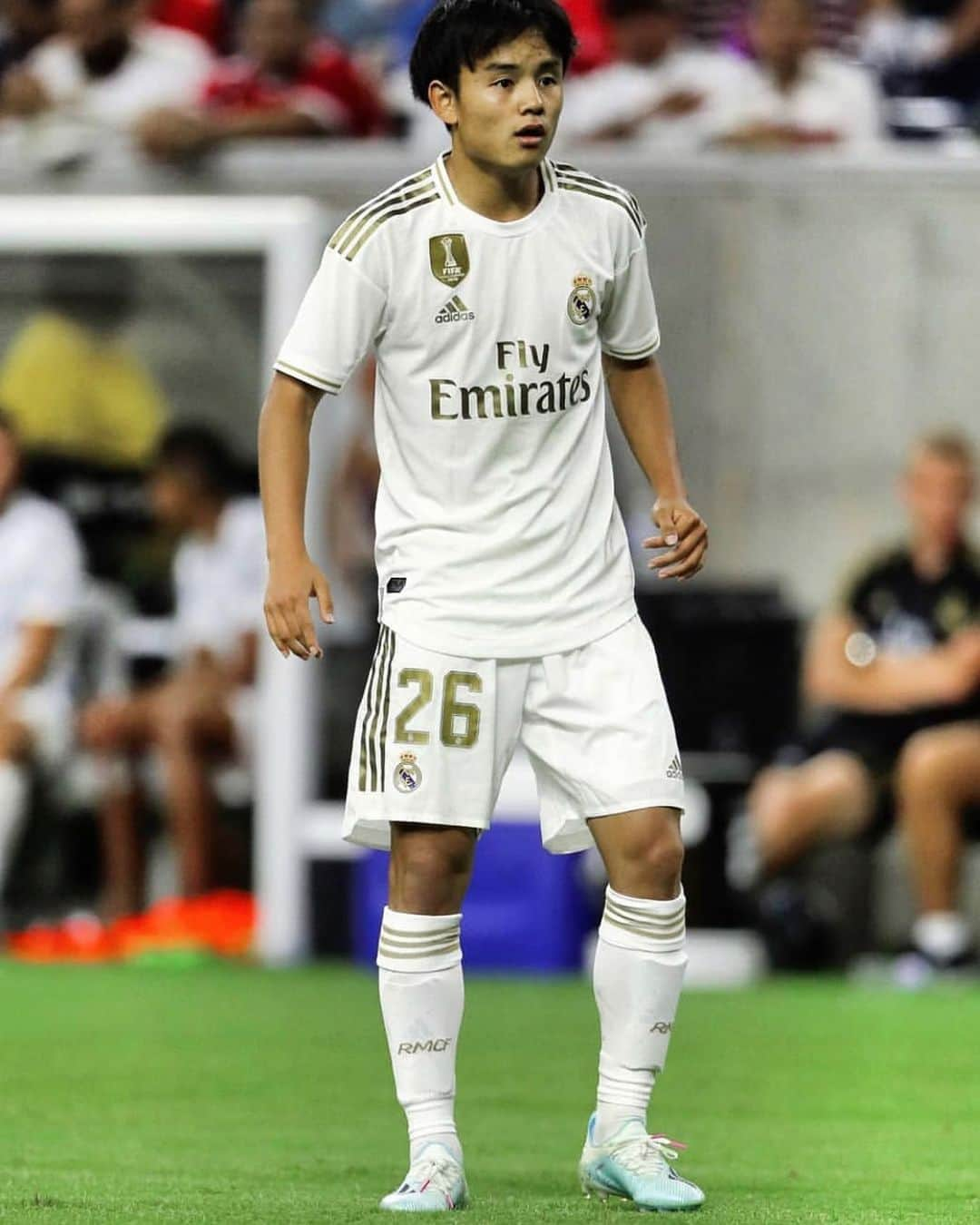 久保建英さんのインスタグラム写真 - (久保建英Instagram)「Muy feliz por mi debut con el @realmadrid !!⚽️⚽️ デビュー戦、まだまだここから。 #realmadrid #takefusakubo #久保建英  #icc」7月22日 2時44分 - takefusa.kubo