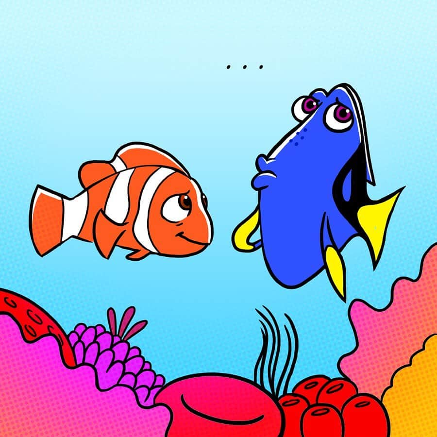 Disney Pixarさんのインスタグラム写真 - (Disney PixarInstagram)「He’s a clownfish, he knows funny.」7月22日 2時51分 - pixar