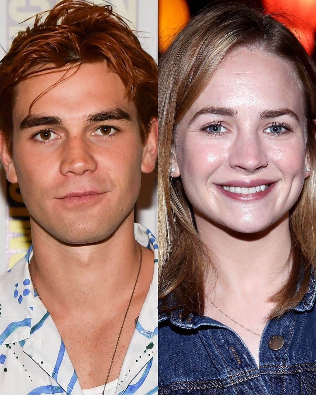 Just Jaredさんのインスタグラム写真 - (Just JaredInstagram)「Riverdale’s KJ Apa and actress Britt Robertson...new couple alert?! Tap this pic at the LINK IN BIO for the full story of what onlookers saw at a Comic-Con party last night.  #KJApa #BrittRobertson Photo: Getty」7月22日 3時19分 - justjared