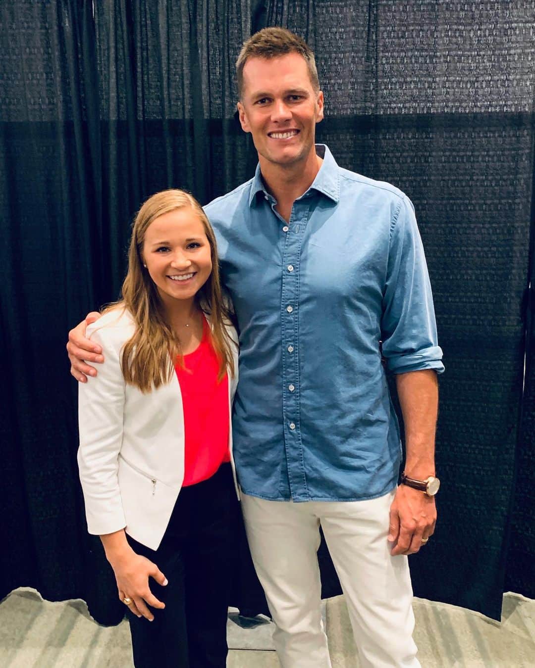 のインスタグラム：「so nice to meet you @tombrady」