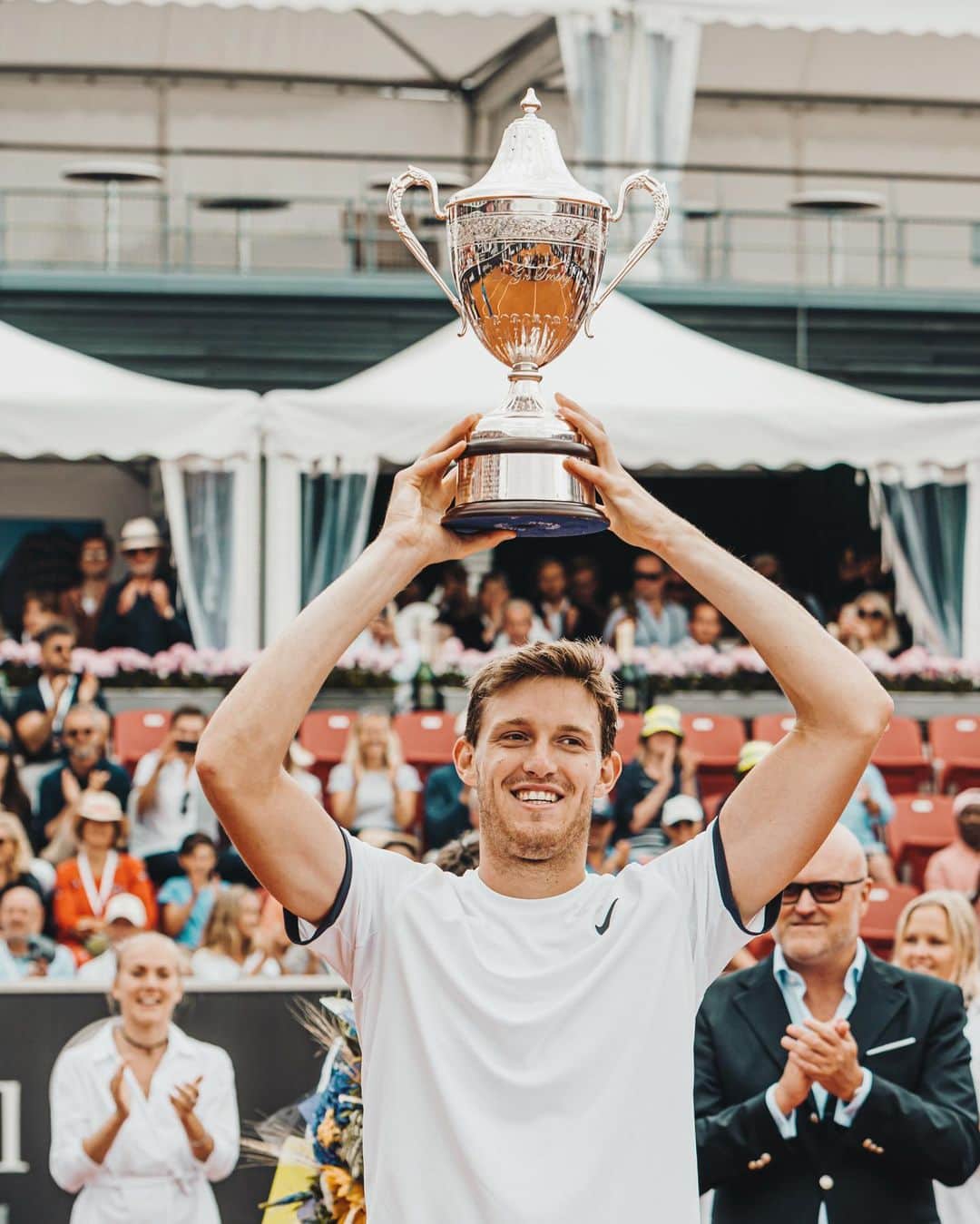 ATP World Tourさんのインスタグラム写真 - (ATP World TourInstagram)「Winners are grinners 😆 Congratulations to the @tennishallofame, @swedishopen, and @croatiaopenumag champions! 🏆」7月22日 6時06分 - atptour
