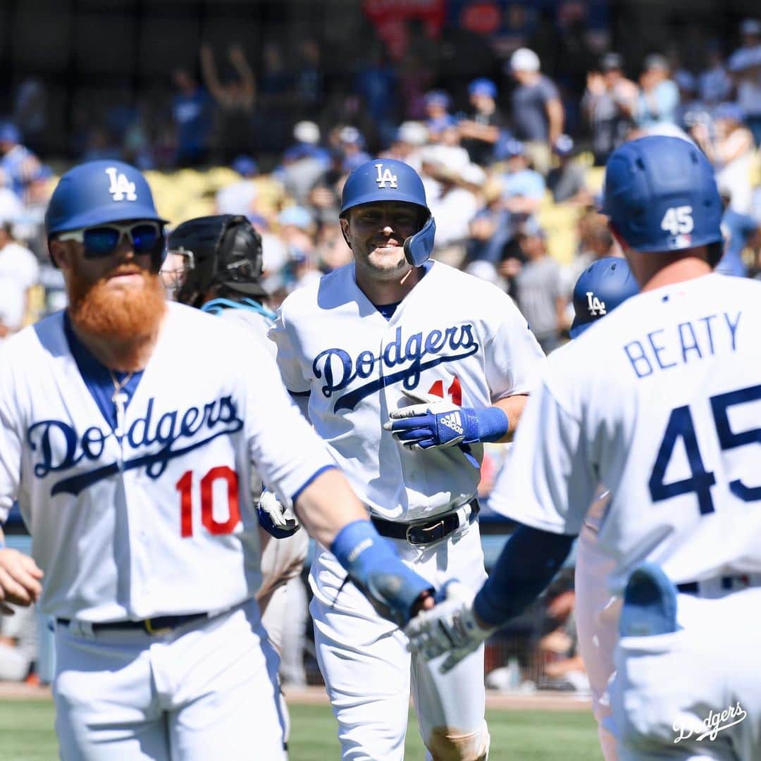 Los Angeles Dodgersさんのインスタグラム写真 - (Los Angeles DodgersInstagram)「@ajpollock_ for three!」7月22日 7時40分 - dodgers