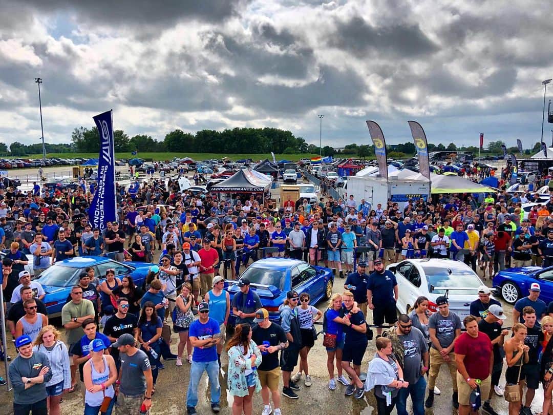 Subaru of Americaさんのインスタグラム写真 - (Subaru of AmericaInstagram)「THANK YOU! to each & every awesome Subaru family member who came out and took on #subiefest2019 with us! See you next year! #STI」7月22日 7時47分 - subaru_usa