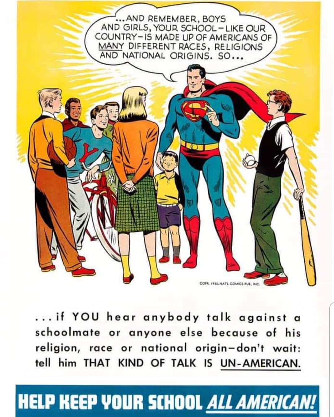 ウィリー・ガーソンさんのインスタグラム写真 - (ウィリー・ガーソンInstagram)「From DC Comics, 1950's psa」7月22日 8時34分 - willie.garson