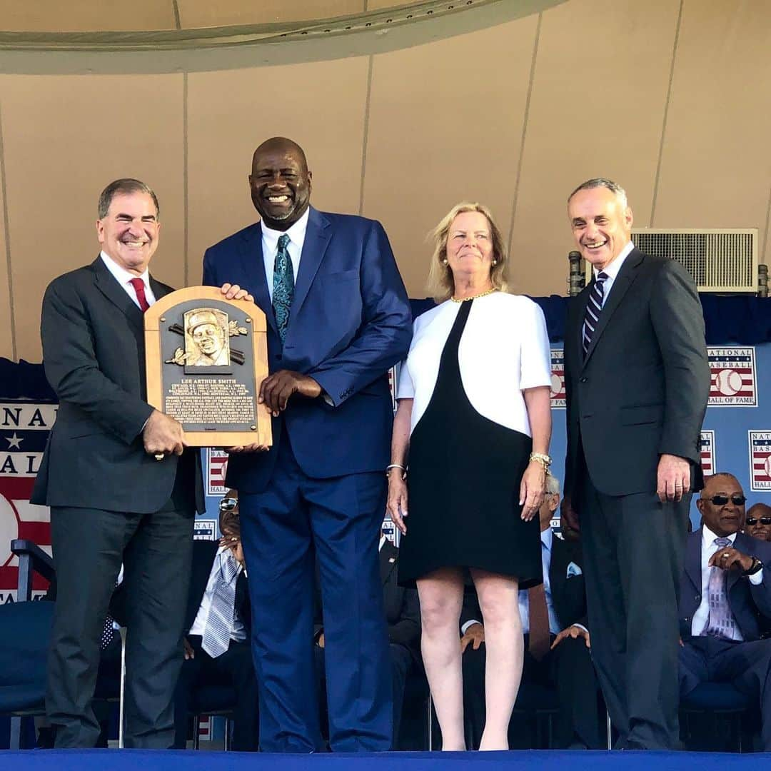 シカゴ・カブスさんのインスタグラム写真 - (シカゴ・カブスInstagram)「Lee Smith’s time to enshrine! #HOF2019 #HOFwknd」7月22日 8時45分 - cubs