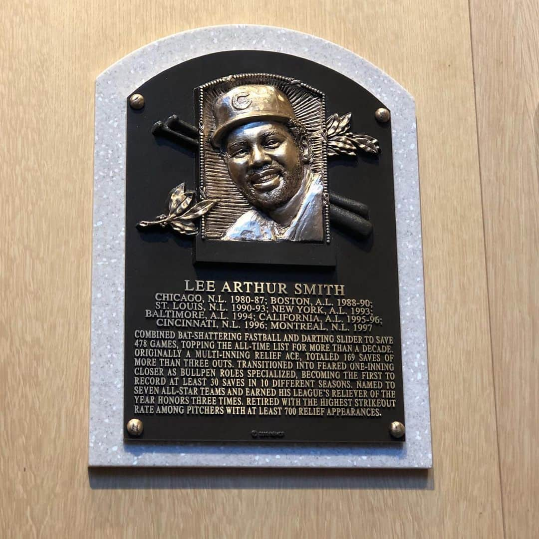 シカゴ・カブスさんのインスタグラム写真 - (シカゴ・カブスInstagram)「Lee Smith’s time to enshrine! #HOF2019 #HOFwknd」7月22日 8時45分 - cubs