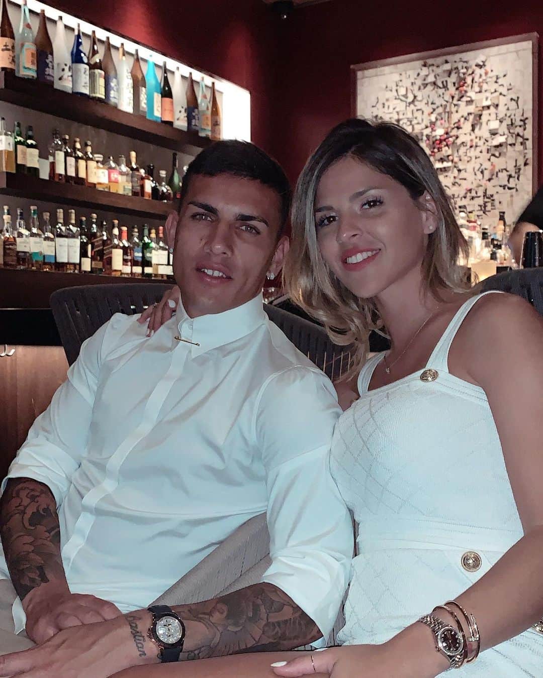 レアンドロ・ダニエル・パレデスのインスタグラム：「Te amo mi amor 😍❤️」
