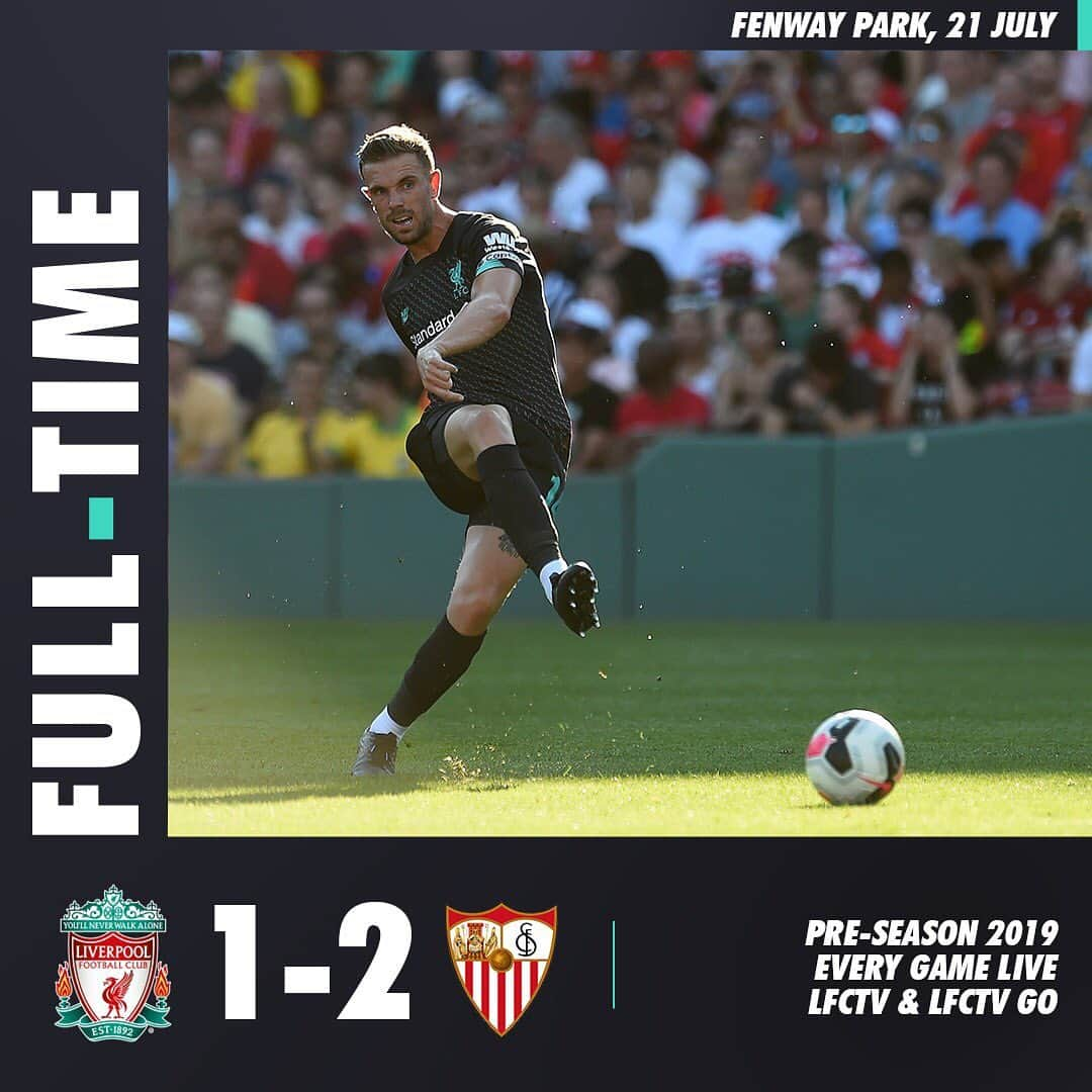 リヴァプールFCさんのインスタグラム写真 - (リヴァプールFCInstagram)「Full-time in Boston, we head to New York next for our final game of the US tour 👊 #LFC #LiverpoolFC」7月22日 9時01分 - liverpoolfc