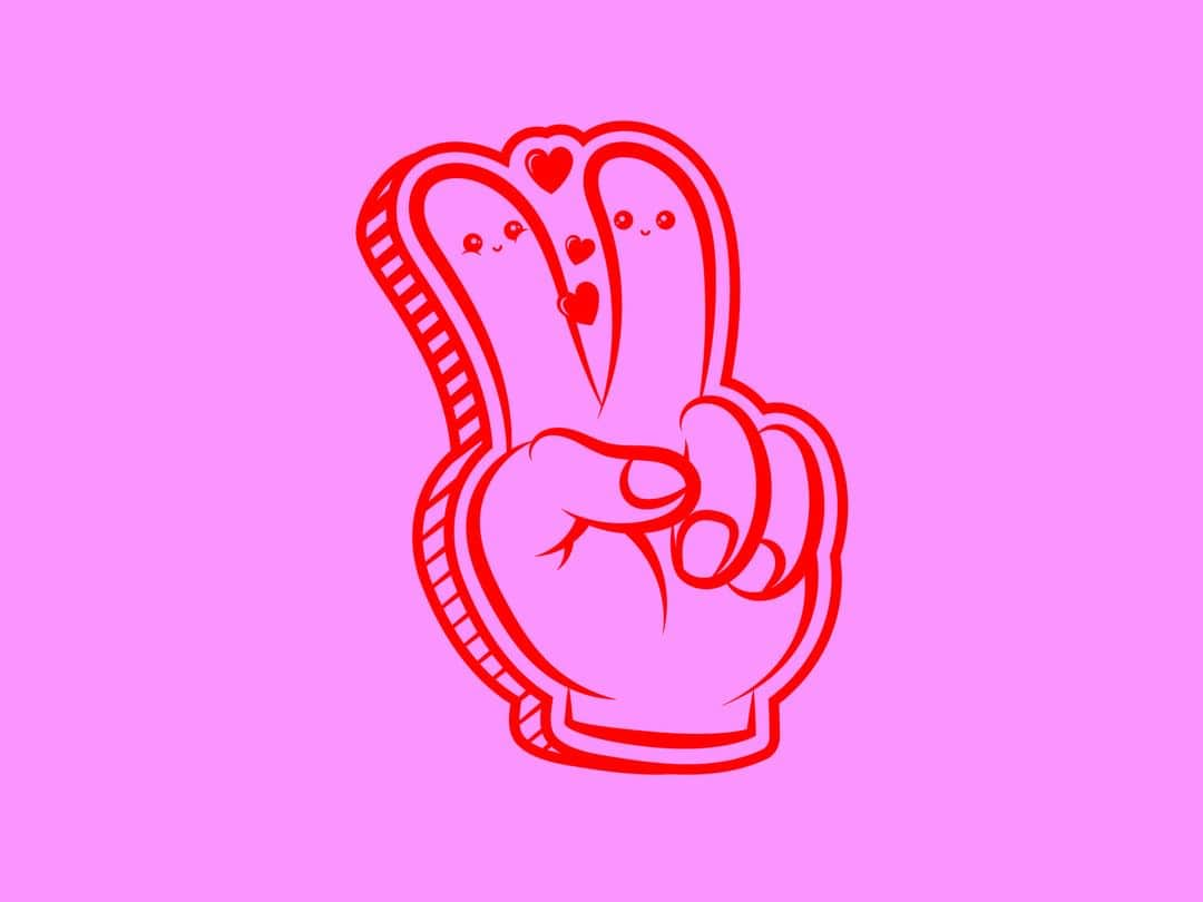 Dribbbleさんのインスタグラム写真 - (DribbbleInstagram)「What's so wrong about peace, love and understanding? Peace & Love by Anna Kyriacou. ⠀ Click the link in our bio to learn more about this Shot! ⠀ ⠀ #dribbble #dribbblers #design #illustration #lettering #elviscostello」7月22日 9時35分 - dribbble