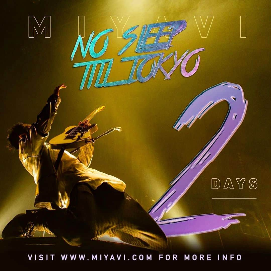 雅-MIYAVI-さんのインスタグラム写真 - (雅-MIYAVI-Instagram)「2‼️Pre-order link in BIO⚡️⚡️☝🏻😃 #Repost @miyavi_staff 48 HOURS until the global release of #NoSleepTillTokyo」7月22日 19時38分 - miyavi_ishihara