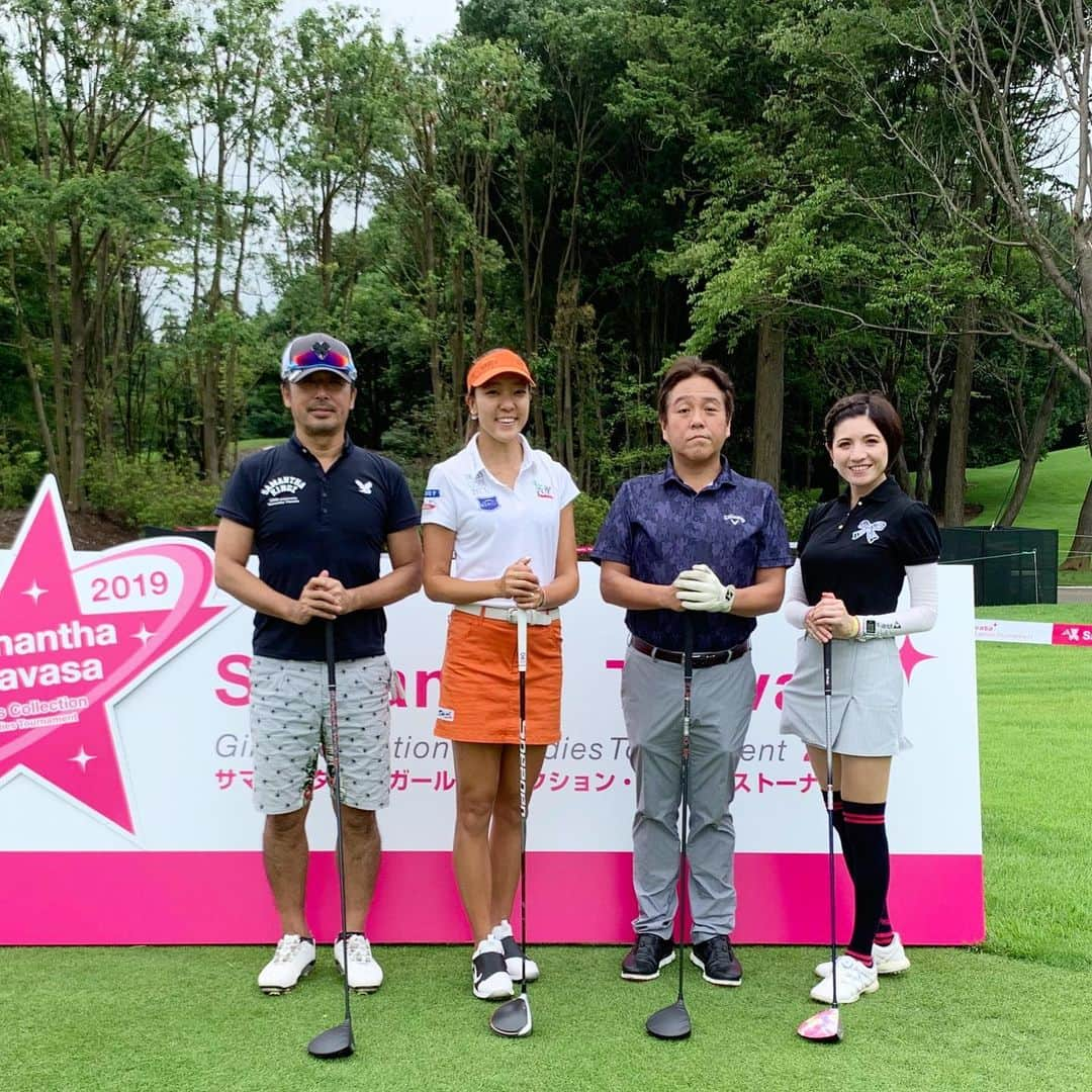 エイミー・コガさんのインスタグラム写真 - (エイミー・コガInstagram)「T35 at the Samantha Thavasa Girls Collection Ladies Tournament💖 Made tons of birdies but also made a lot of bogeys😂 Can’t wait to spend the week back home in Hawaii!🌊🌴 サマンサタバサ ガールズコレクション・レディーストーナメントはT35💕 それでレギュラーツアーでのはじめてのプロアマ！スーパーたのしかった✨😆 こんしゅうはおやすみです ちょっと海いってきまーす🌊」7月22日 20時28分 - eimango