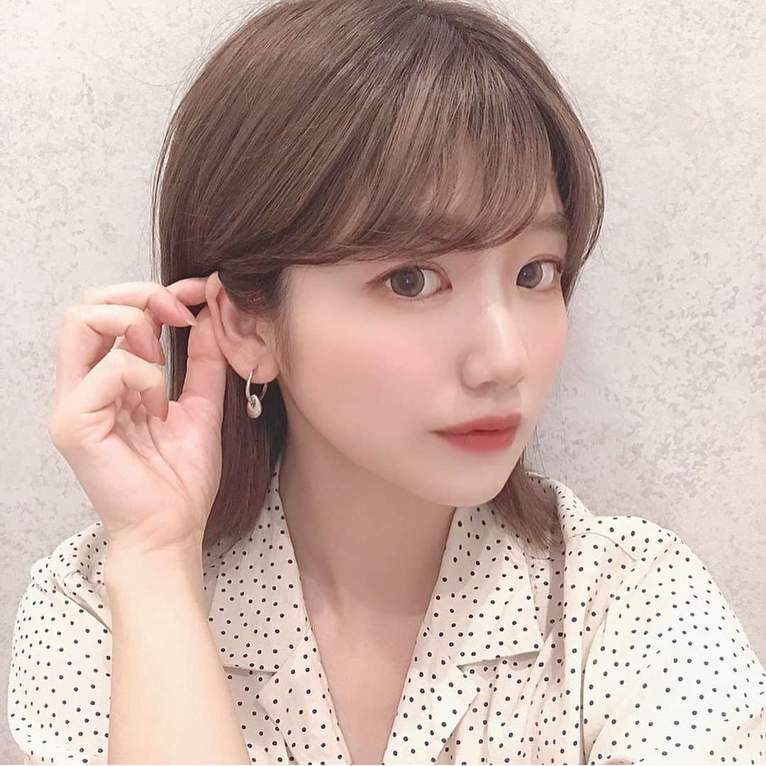 岡元優香さんのインスタグラム写真 - (岡元優香Instagram)「@_krm_official  ありがとうございます😊 . . . #krm#ピアス #シルバーアクセサリー」7月22日 20時34分 - ___o3yuka._